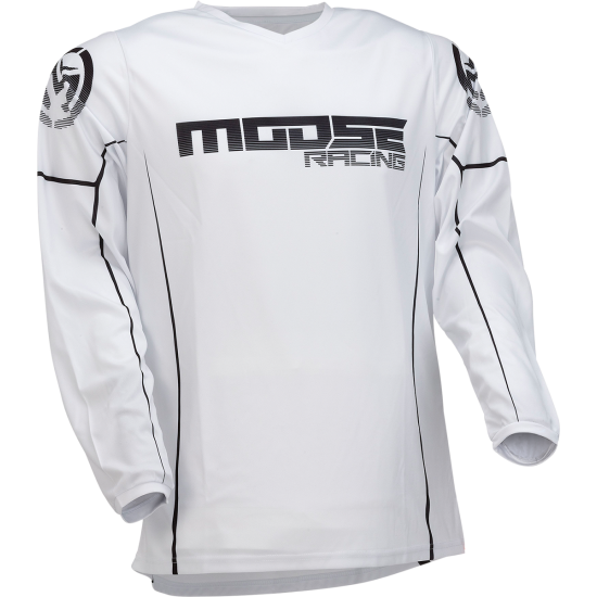 Мотокрос джърси MOOSE RACING QUALIFIER WHITE/BLACK