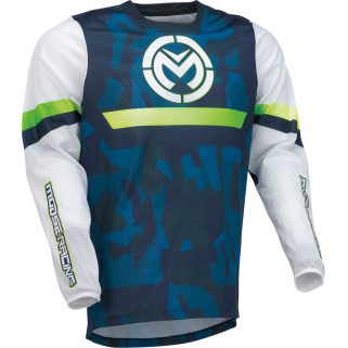 Мотокрос джърси MOOSE RACING SAHARA WHITE/BLACK/BLUE