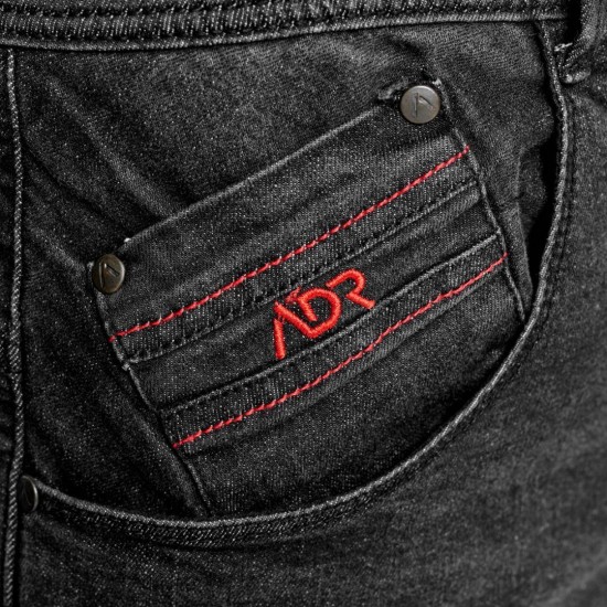 Дънки за мотор ADRENALINE ROCK BLACK