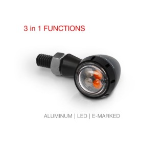 LED мото мигачи BARRACUDA S-LED 3 B-LUX BLUE