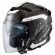 Скутерова каска Premier JT5 Carbon MA 8 BLACK/WHITE