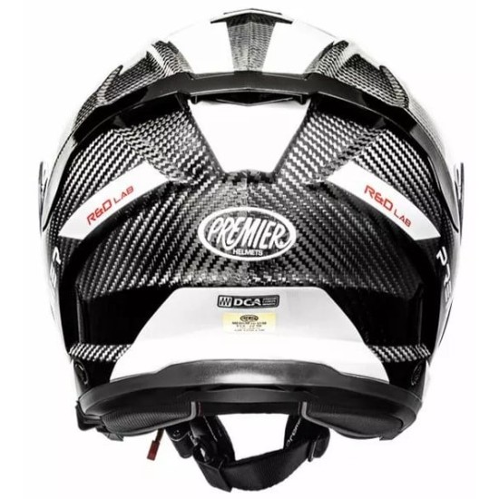 Скутерова каска Premier JT5 Carbon MA 8 BLACK/WHITE