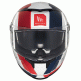 Каска MT THUNDER 4 SV TREADS C7 GLOSS WHITE/BLUE/RED