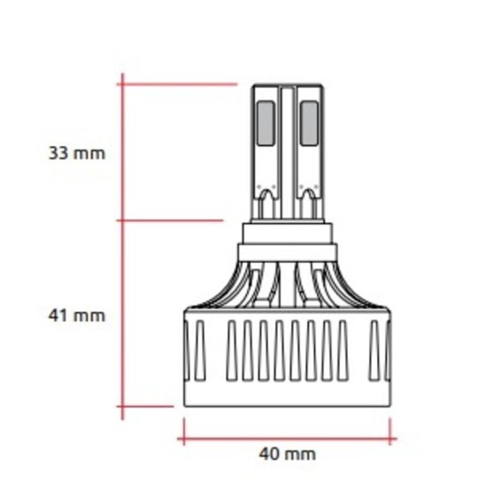 LED крушка за фар RACETECH 12V 32W