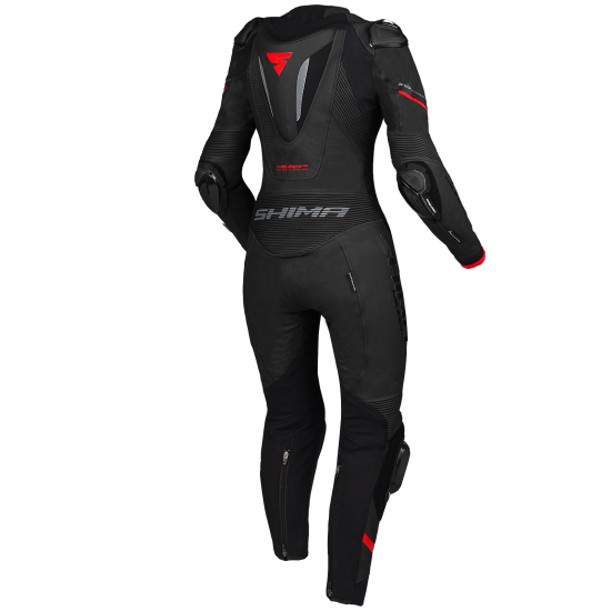 Дамски кожен екип SHIMA MIURA RS BLACK/RED Дамски кожен екип SHIMA MIURA RS BLACK/RED