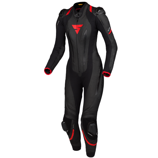 Дамски кожен екип SHIMA MIURA RS BLACK/RED Дамски кожен екип SHIMA MIURA RS BLACK/RED