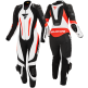 Дамски кожен екип SHIMA MIURA RS WHITE/FLUO
