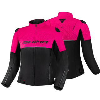 Дамско мото яке SHIMA DRIFT BLACK/PINK
