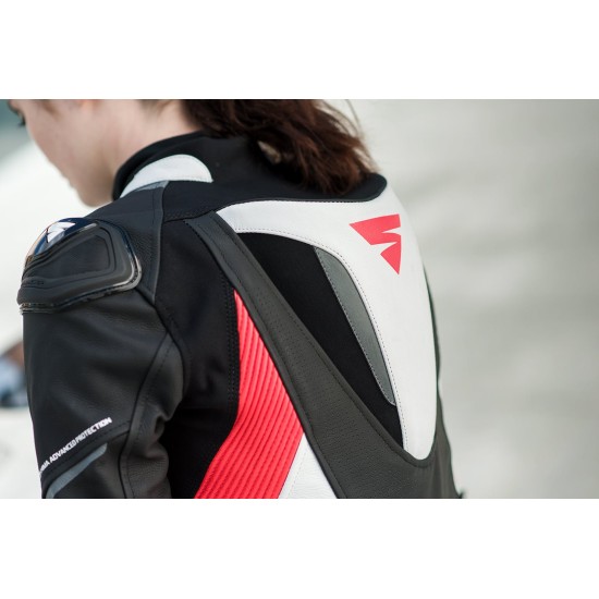 Дамски кожен екип SHIMA MIURA RS BLACK/RED Дамски кожен екип SHIMA MIURA RS BLACK/RED