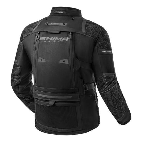 Текстилно мото яке SHIMA TRACKER BLACK