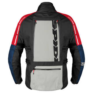 Mъжко текстилно мото яке SPIDI 4 SEASON V3 BLUE ICE RED