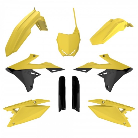 Комплект пластмаси POLISPORT Full Plastic Kit Suzuki RMZ 250 (2019-26) RMZ 450 (2018-26)