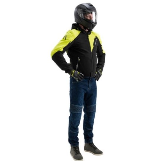 Текстилно мото яке ADRENALINE FREEDOM BLACK/YELLOW
