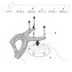 Клик система за резервоар SHAD CLICK SYSTEM FITTING KIT CF MOTO 800 MTX