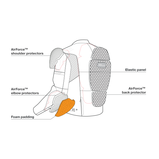 Кожено мото яке SHIMA HUNTER PLUS 2.0 BROWN