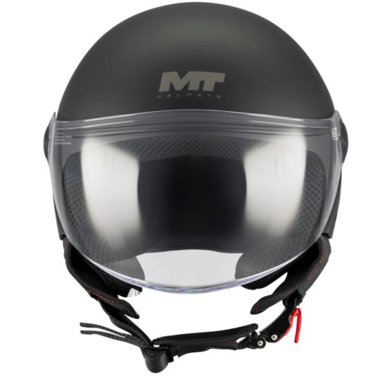 КАСКА ЗА СКУТЕР MT STREET S PURE A1 BLACK MATT