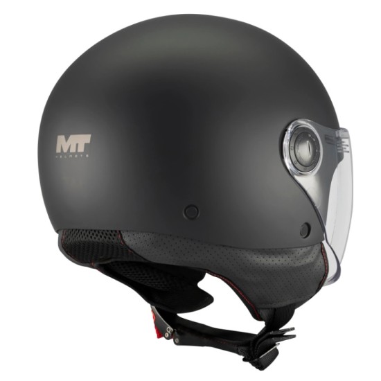 КАСКА ЗА СКУТЕР MT STREET S PURE A1 BLACK MATT