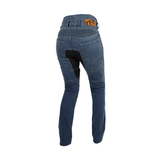 Дамски мото дънки TRILOBITE PARADO DOUBLELAYER SLIM FIT BLUE LEVEL 2