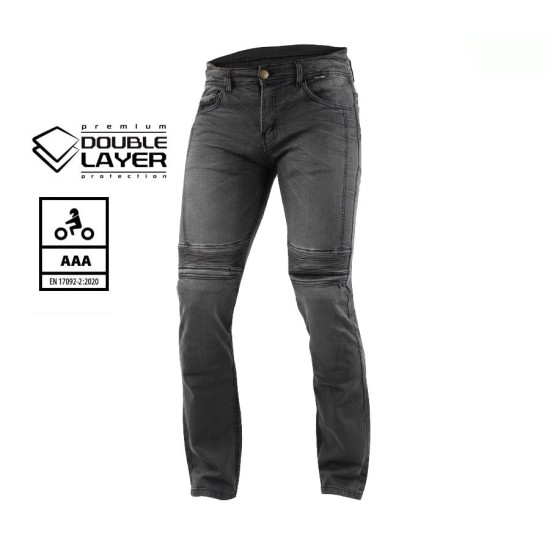 Дънки за мотор Trilobite 1665 Micas Urban doublelayer AAA GREY
