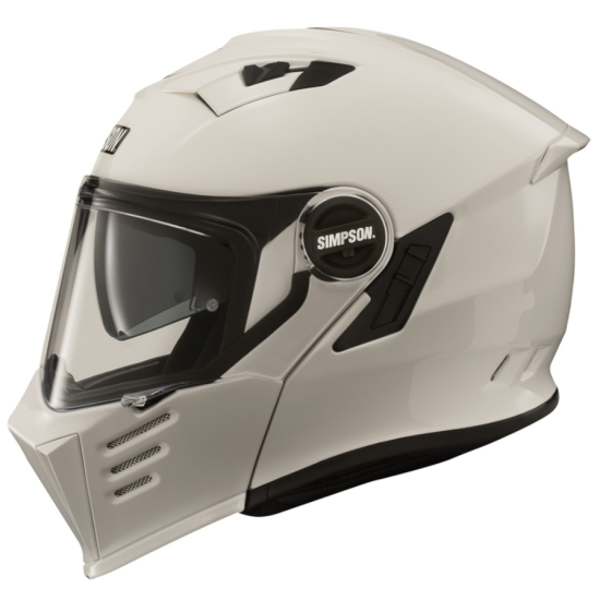 Каска SIMPSON Darksome 06 SOLID WHITE