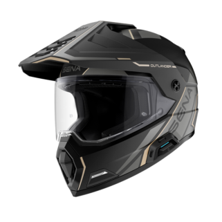 Каска SENA Outlander Flat Black