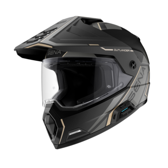 Каска SENA Outlander Flat Black Каска SENA Outlander Flat Black