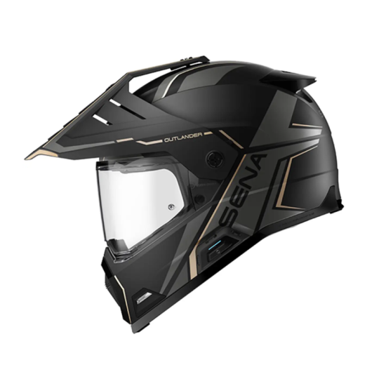 Каска SENA Outlander Flat Black Каска SENA Outlander Flat Black