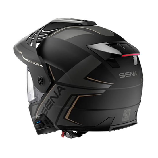 Каска SENA Outlander Flat Black Каска SENA Outlander Flat Black
