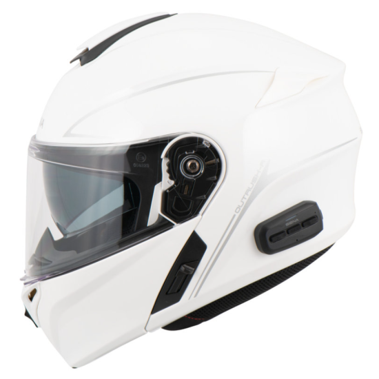 Каска SENA Outrush R Flip-Up BT 2206 White Каска SENA Outrush R Flip-Up BT 2206 White