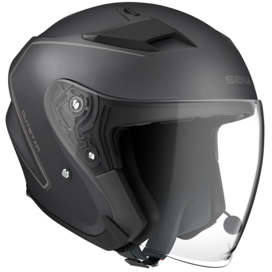 Каска SENA Outstar 2 2206 Matt Black Каска SENA Outstar 2 2206 Matt Black