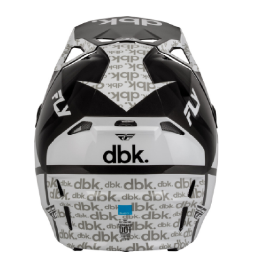 Детска мотокрос каска FLY RACING Formula CP DBK - Black/White/Grey