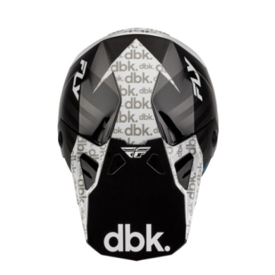 Детска мотокрос каска FLY RACING Formula CP DBK - Black/White/Grey