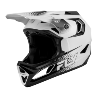 Детска вело каска FLY RACING Rayce Sonar - Black/White