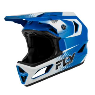 Вело каска FLY RACING Rayce Sonar Bicycle - Blue/White/Black