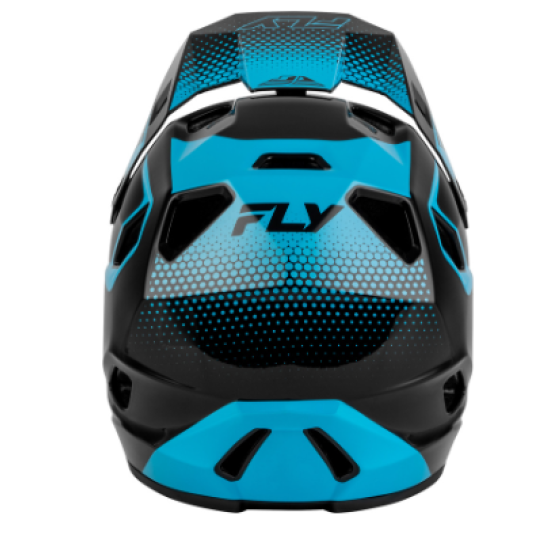 Детска вело каска FLY RACING Rayce Sonar - Black/Electric Blue