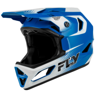 Детска вело каска FLY RACING Rayce Sonar - Blue/White/Black