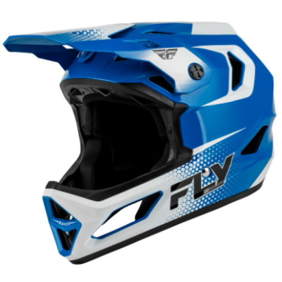 Детска вело каска FLY RACING Rayce Sonar - Blue/White/Black
