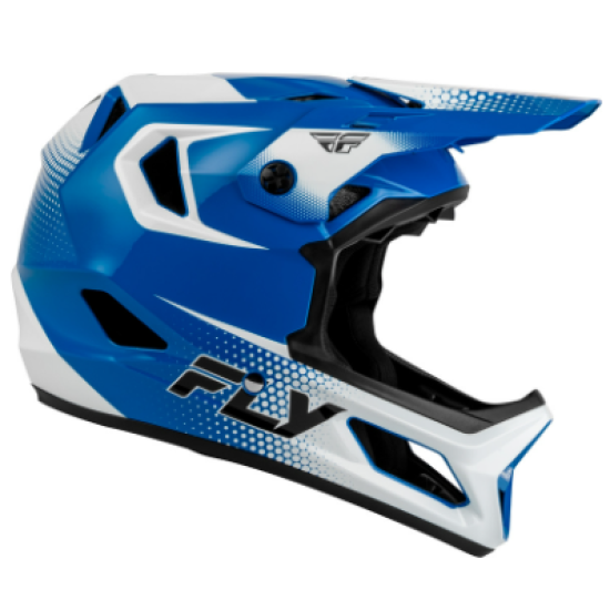Детска вело каска FLY RACING Rayce Sonar - Blue/White/Black