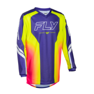Детска мотокрос блуза FLY RACING F-16 Raze Purple/Red/Yellow