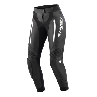 Дамски кожен панталон SHIMA MIURA 2.0 BLACK/WHITE
