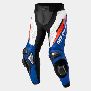Кожен мото панталон SHIMA MISSION ST BLUE/WHITE/RED