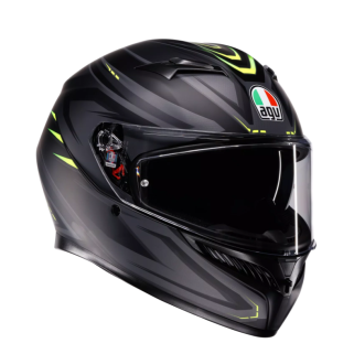 Каска AGV K3 SYTH MATT BLACK/YELLOW FLUO Каска AGV K3 SYTH MATT BLACK/YELLOW FLUO