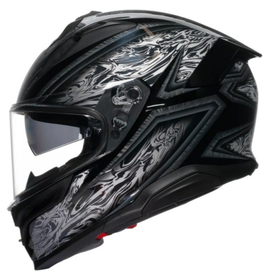 Каска K7 MPLK DAMASCUS BLACK/SILVER