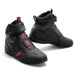 Дамски мото боти Rebelhorn Spark 3 Black/Pink