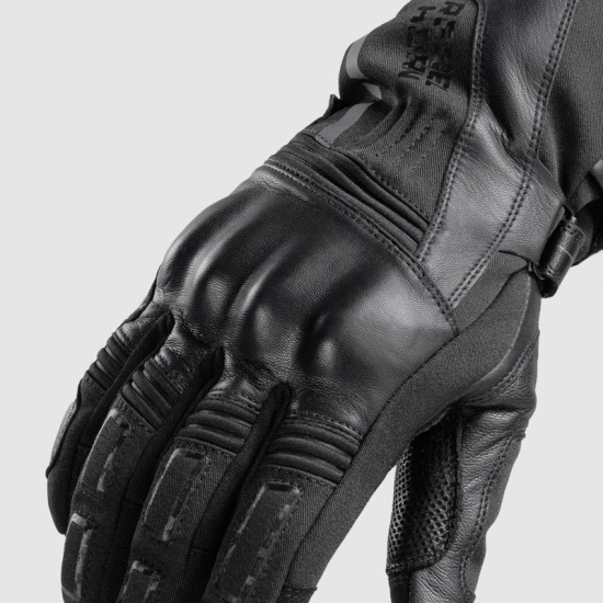 Водоустойчиви мото ръкавици REBELHORN Tracer WP Black