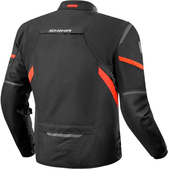 Mото яке SHIMA RUSH 2 Black/Red протектор за гръб