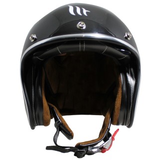 Каска за скутер MT LE MANS 2 SKULL/ROSES GLOSS RED