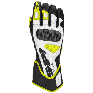 Кожени мото ръкавици SPIDI STR-6 Black Fluo