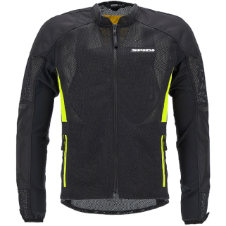 Лятно яке с протектори SPIDI SUPER NET Yellow Fluo