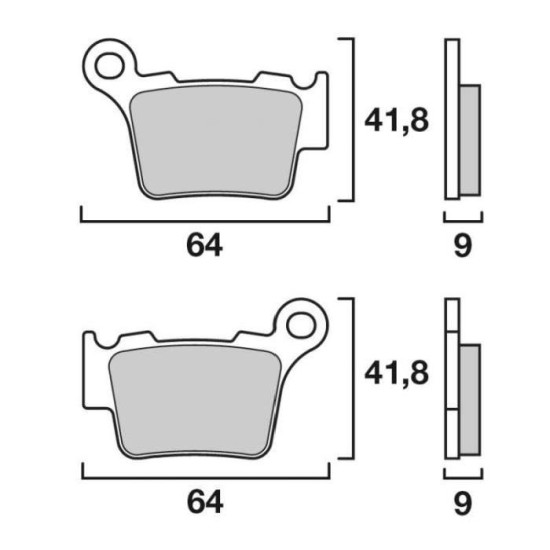 Мотокрос накладки BREMBO 07BB27SD